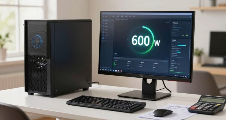 Ile prądu pobiera komputer 600 W